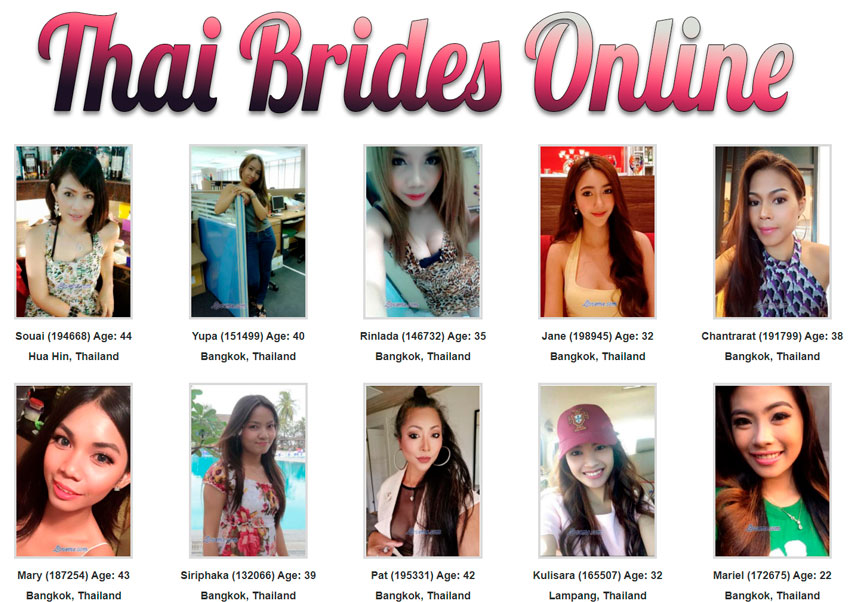 Thai Brides - Mail order brides from Thailand
